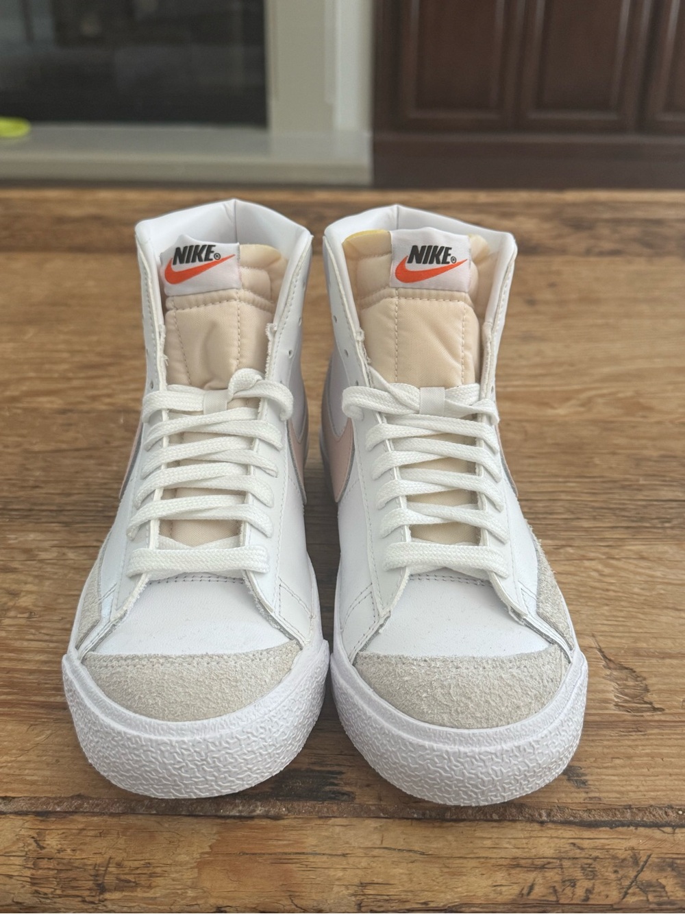 NWT Nike Blazer Mid ’77 Vintage White Pink Oxford Women’s Size 8 - Picture 2 of 6
